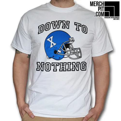 DOWN TO NOTHING ´Helmet´ - White T-Shirt